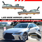 Sequential LED Side Mirror Turn Signal Light for Lexus ES LC UX RC (2019–2024)