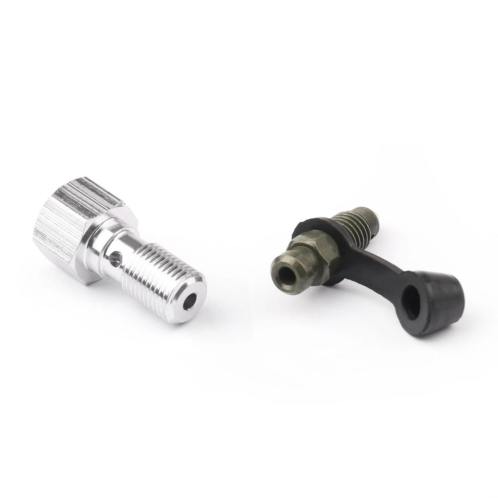 M10 X 1.0mm Brake Bleeder Nipple Caliper Bleed Screw Valve for Motorcycle Car