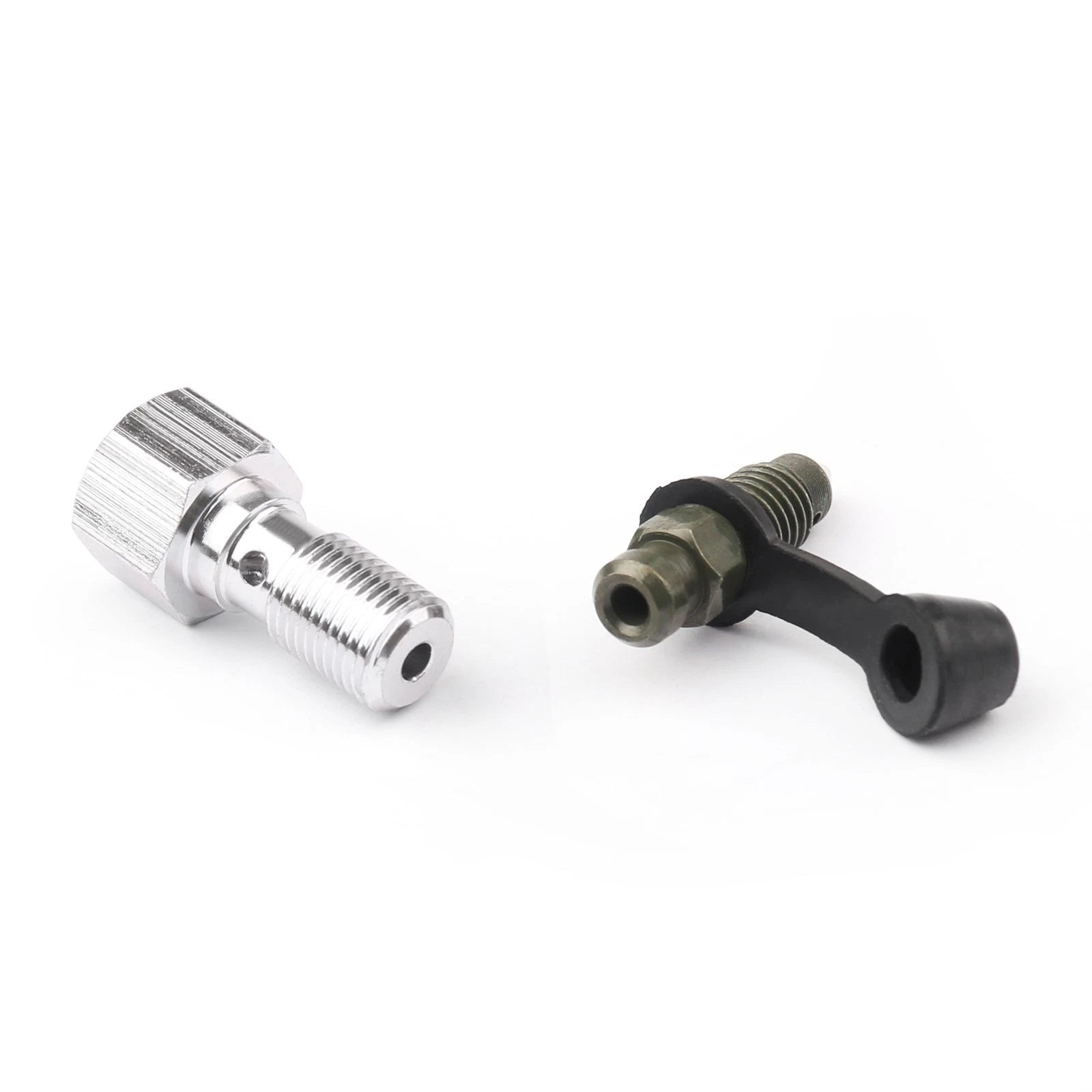 M10 X 1.0mm Brake Bleeder Nipple Caliper Bleed Screw Valve for Motorcycle Car