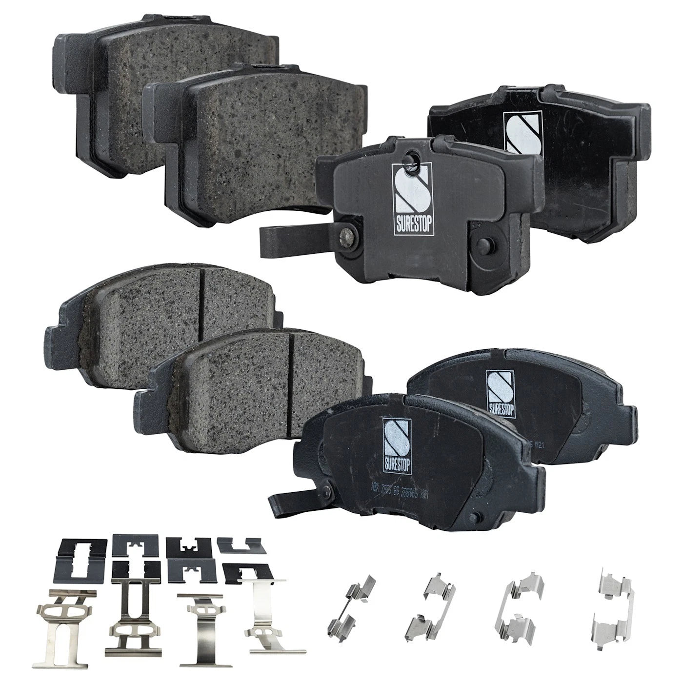 Set of 4 Ceramic Brake Pads for Honda Accord Coupe (1998–2002)