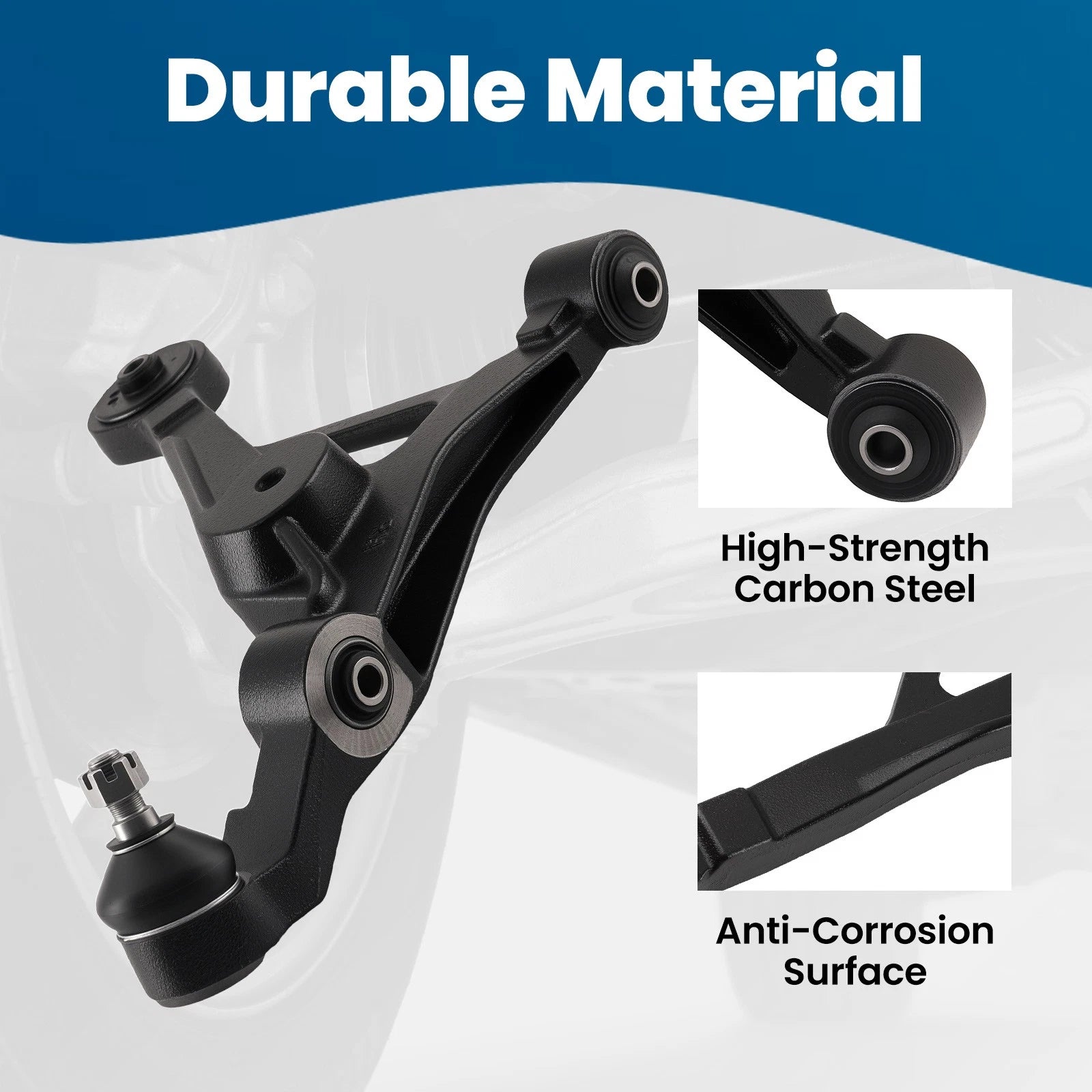 Front Right Lower Control Arm with Ball Joint for Stratus Cirrus Sebring (1996-2006)