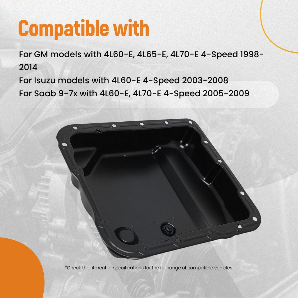 Steel Oil Pan for GM 4L60-E 4L65-E Transmission (1998–2014)
