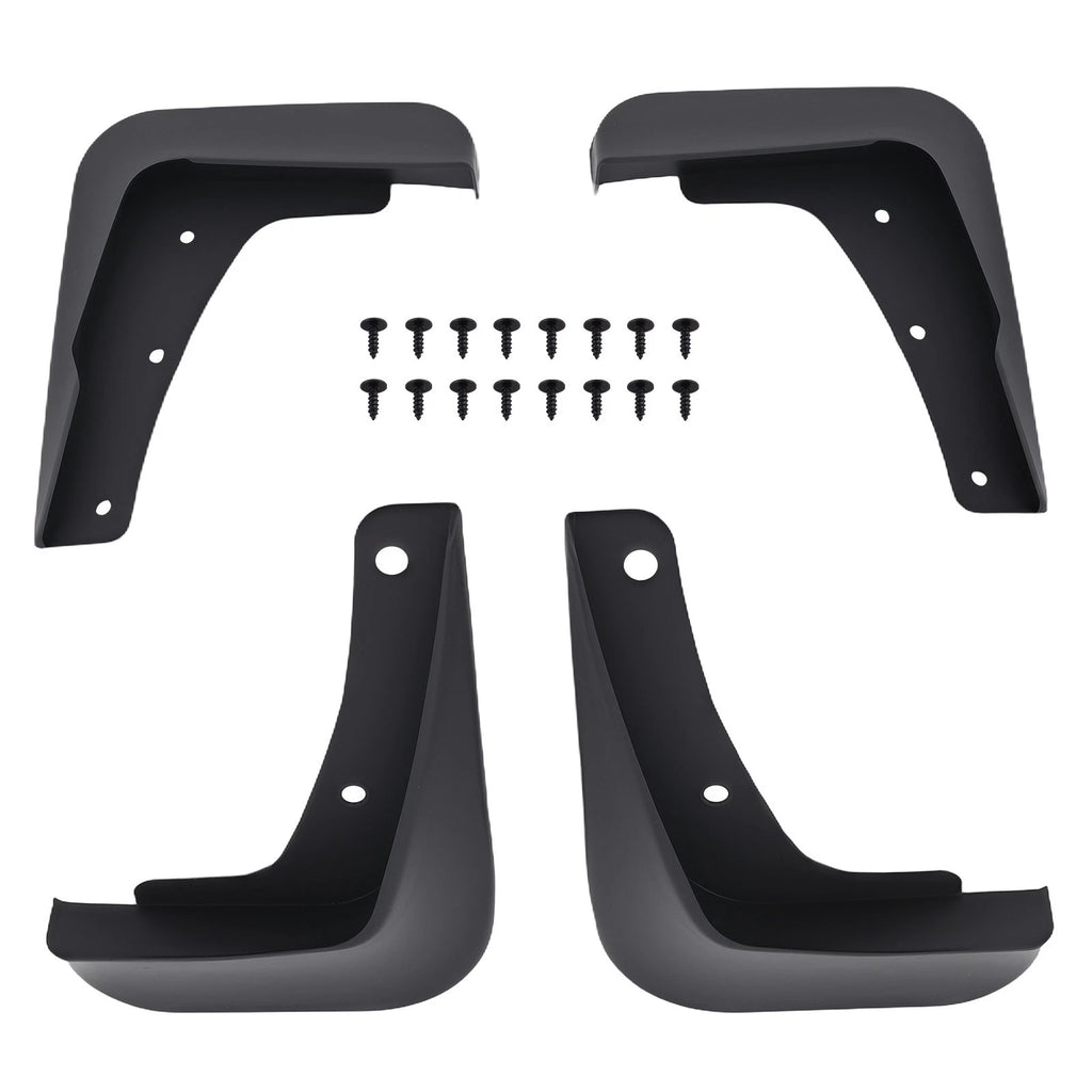 Mud Guards Set for Mitsubishi Lancer DE ES (2008–2017) Black