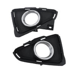 Pair Fog Lamps Lens for Toyota RAV4 (2016–2018) w/Wiring & Plated Ring