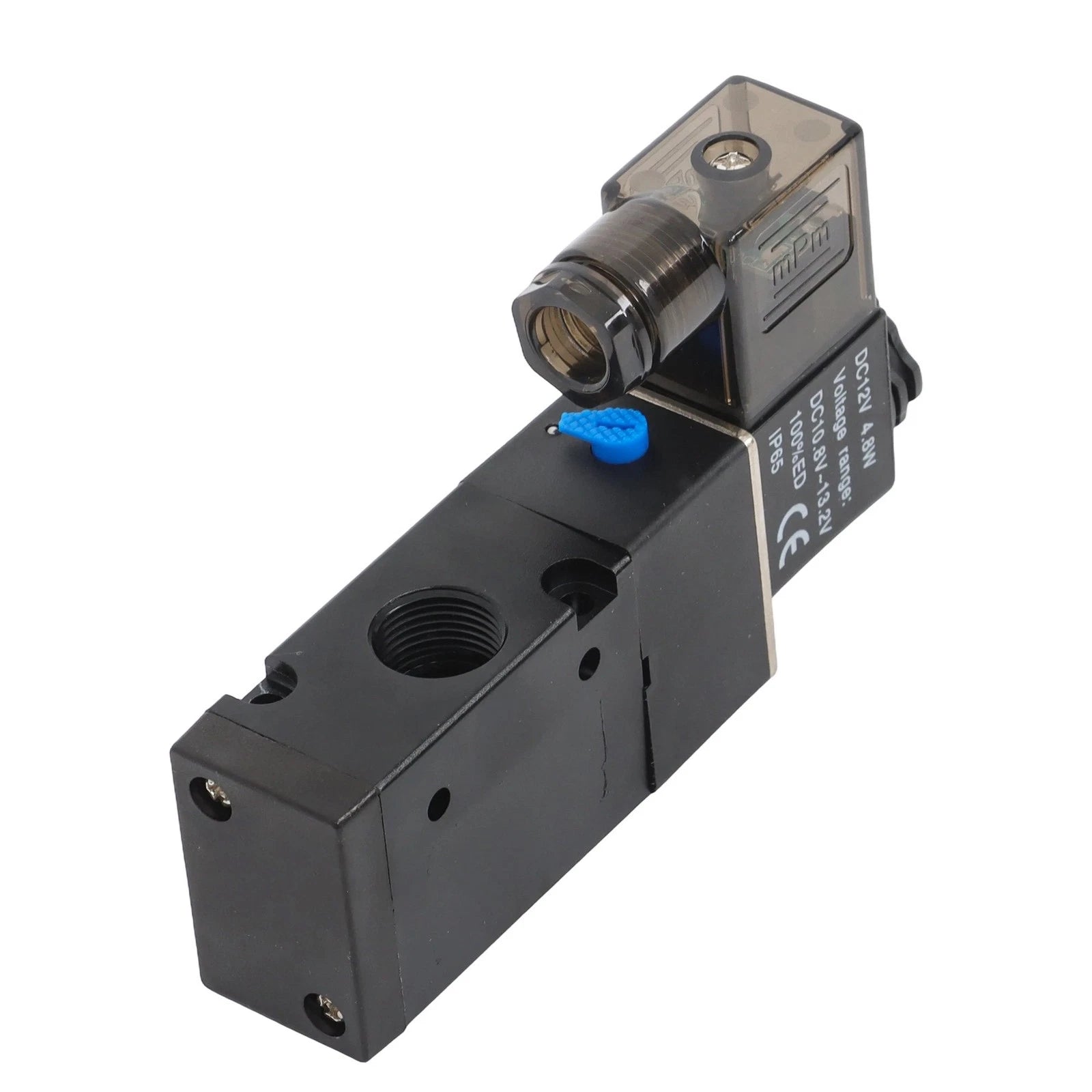 Brass Electric Solenoid Valve for Water Air (12V, N/C, IP65)