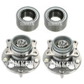 Front and Rear Wheel Bearings & Hubs Kit for Elantra Veloster Forte5 (2011–2023)