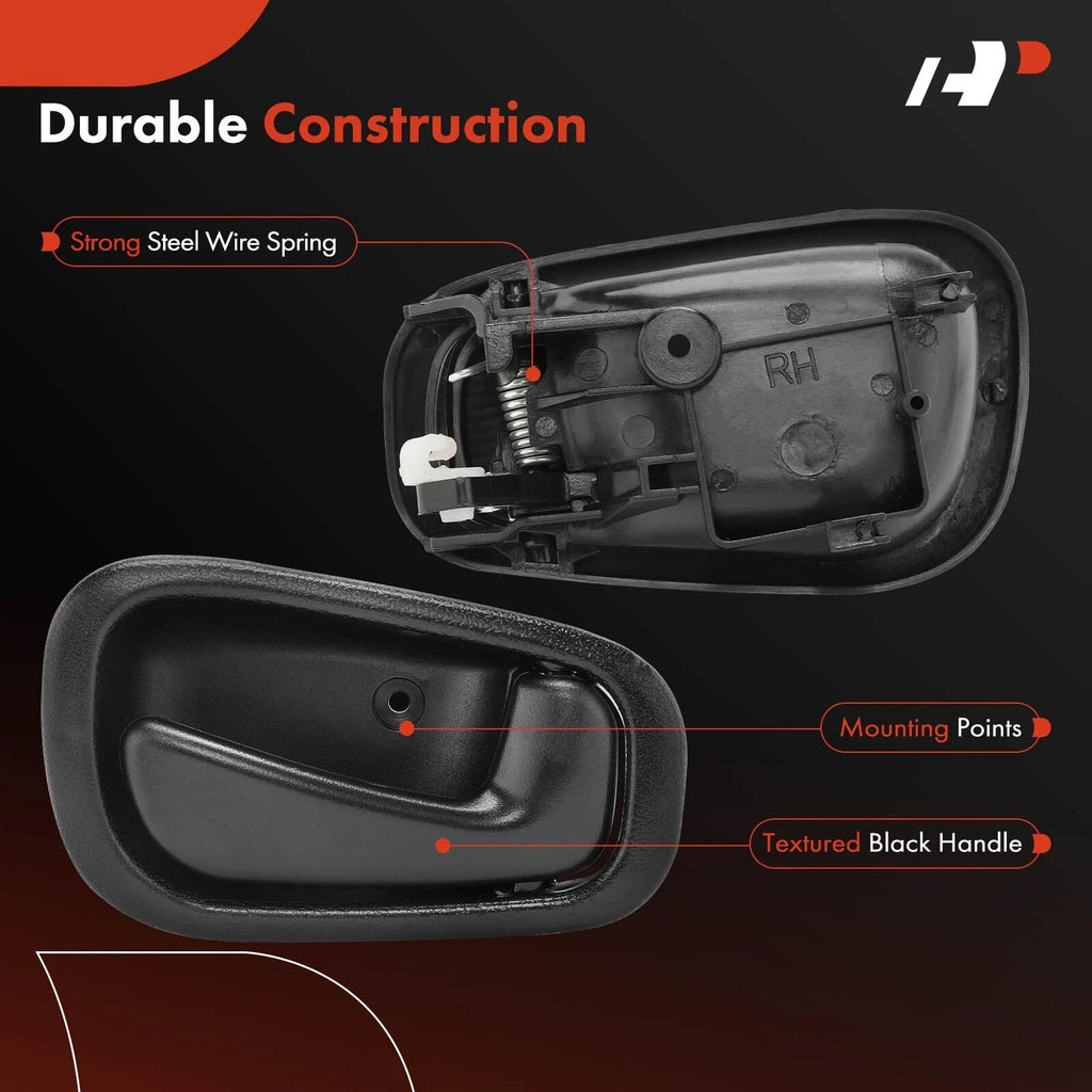 2X Metal Interior Door Handle for Toyota Corolla (1998–2002)