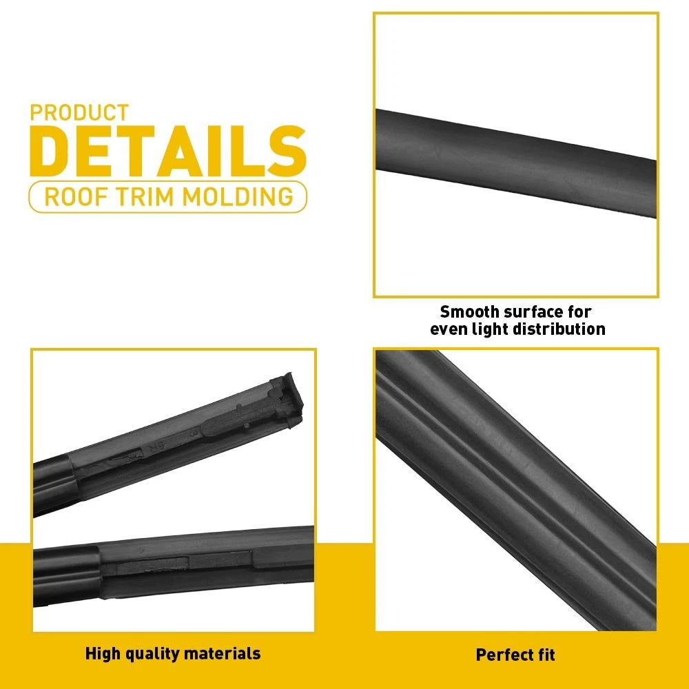 Set of 2 Drip Side Trim Finish Moldings for Toyota Corolla (2014–2017)