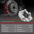2X Disc Brake Calipers Steel Piston for Hummer H3 H3T (2006–2010)