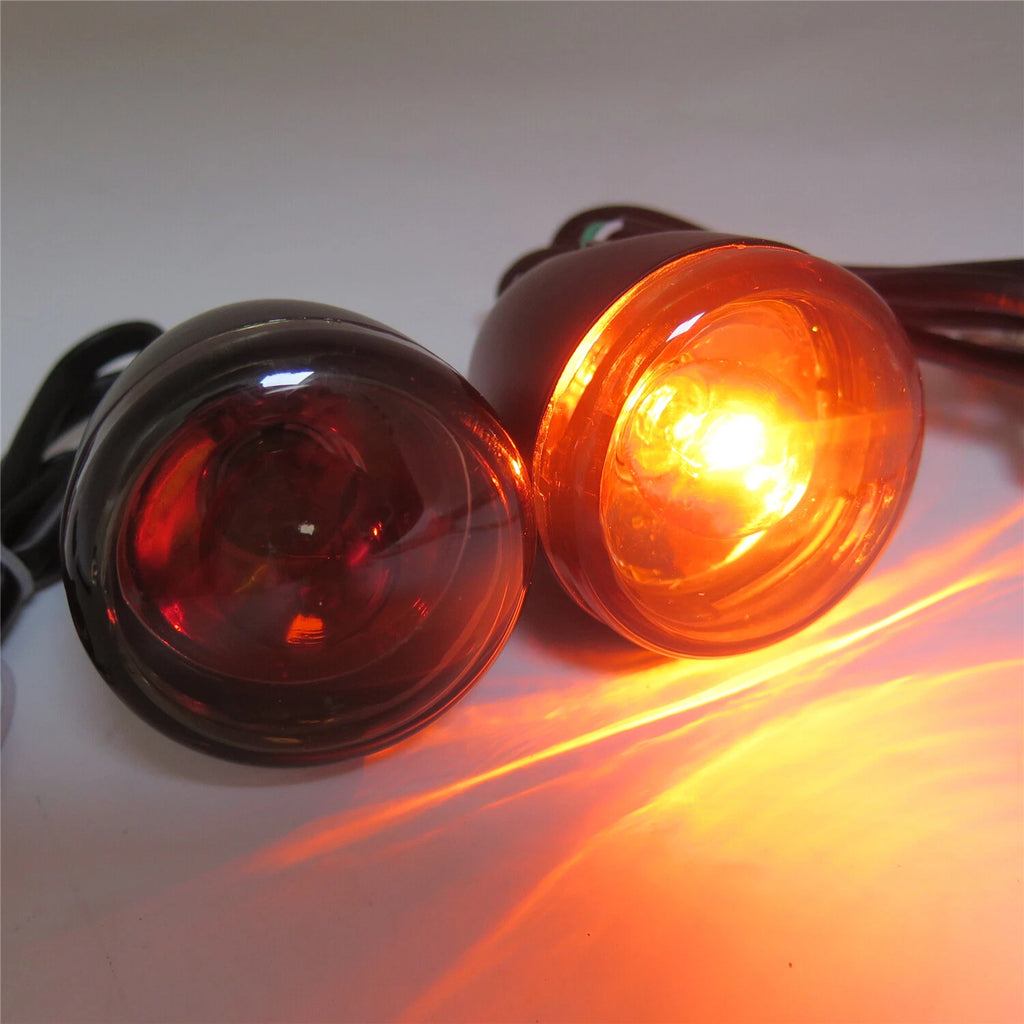 Black Smoke Rear Turn Signal Indicator for Harley Sportster XL 883 (1992–2016)