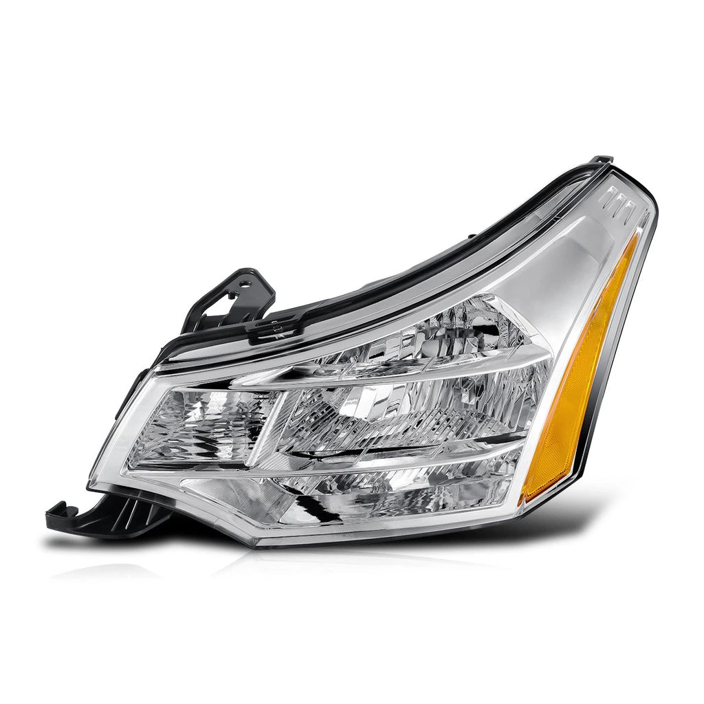 Left Side Headlight Lamp Chrome/Amber for Ford Focus (2008–2011)