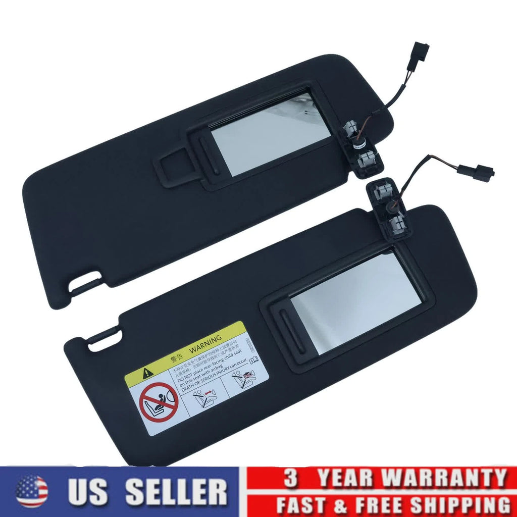 Pair Sun Visor Panels for VW Golf MK7, Passat B8, Jetta MK7, T-Cross
