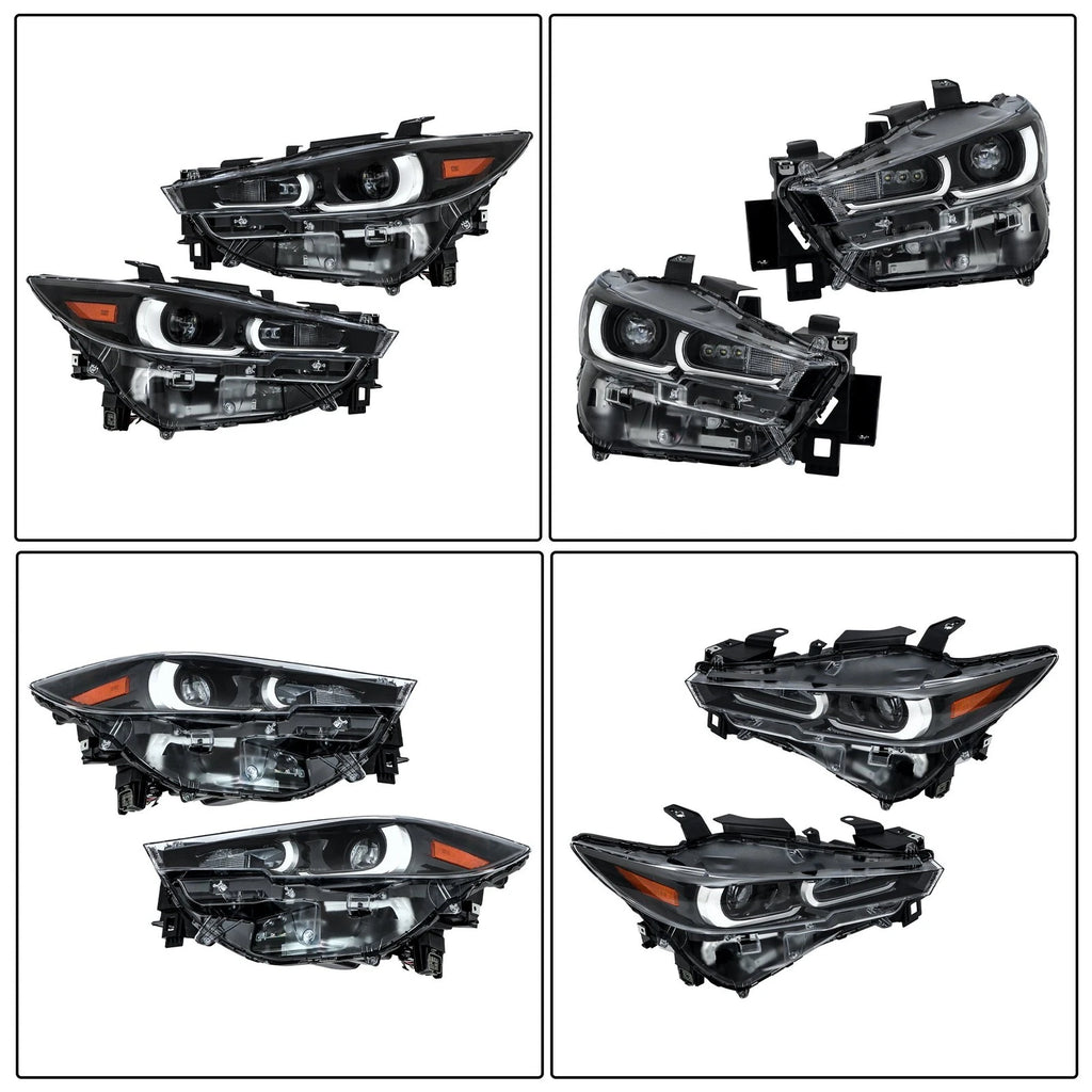 2X Headlights for Mazda CX-5 (2022–2024) Non-AFS & LED DRL L+R