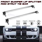 Silver Front Bumper Lip Splitter, Rear Diffuser, Strut Rods for Acura Honda (2013-2022)