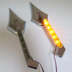 LED Turn Signal Spike Diamond Mirror for Yamaha Cruiser Royal Star (All Years)