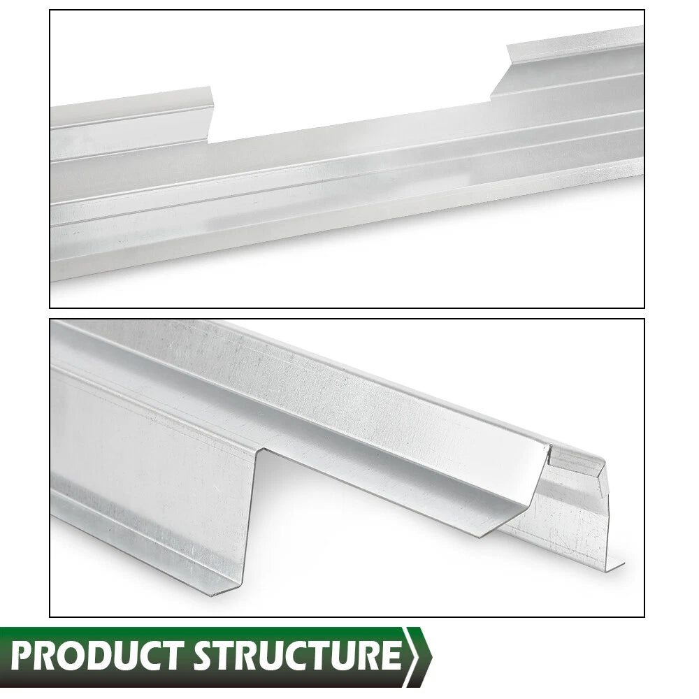 Set of 2 Slip-on Rocker Panels for Jeep Cherokee Wagoneer 4-Door