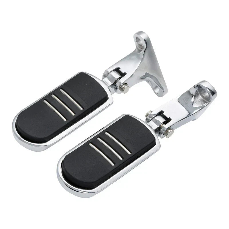 Chrome Rear Passenger Footpeg Mount for Harley Touring Street Glide (93-2025)