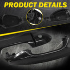 Set of 2 Outer Door Handles for Toyota Corolla (2014–2019)
