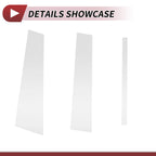 6 Pcs Door Pillar Window Trim for Nissan Titan (2004–2015) Chrome