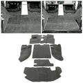 Set of 6 Carpet Mats for Jeep Wrangler TJ (1997–2006) Gray