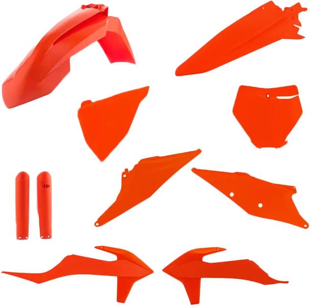 Acerbis Full Plastic Kit for KTM SX SX-F XC XC-F (2022–2024) - Orange