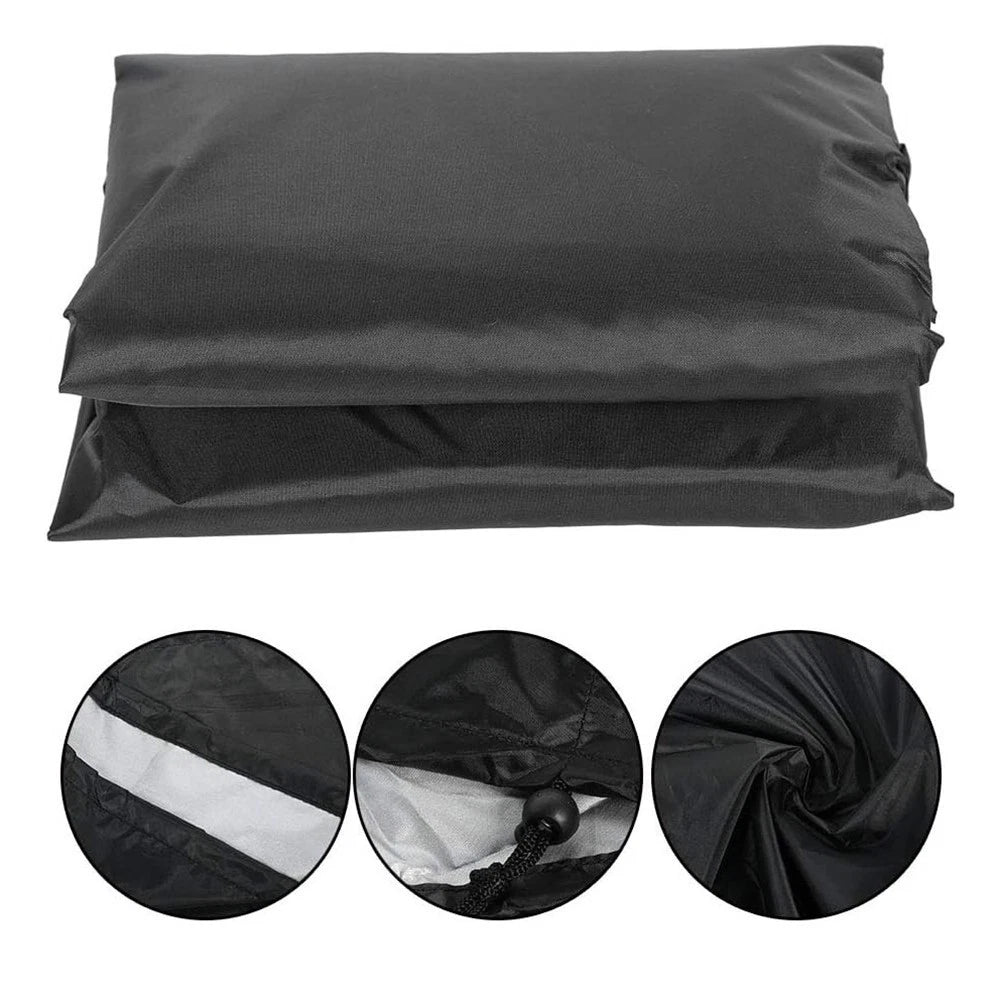 Square Pool Cover with Drawstring 231x231cm for Protection