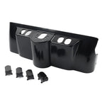 Unpainted Black Inner Fairing Switch Cap Kit for Harley Electra Glide (1996-2013)