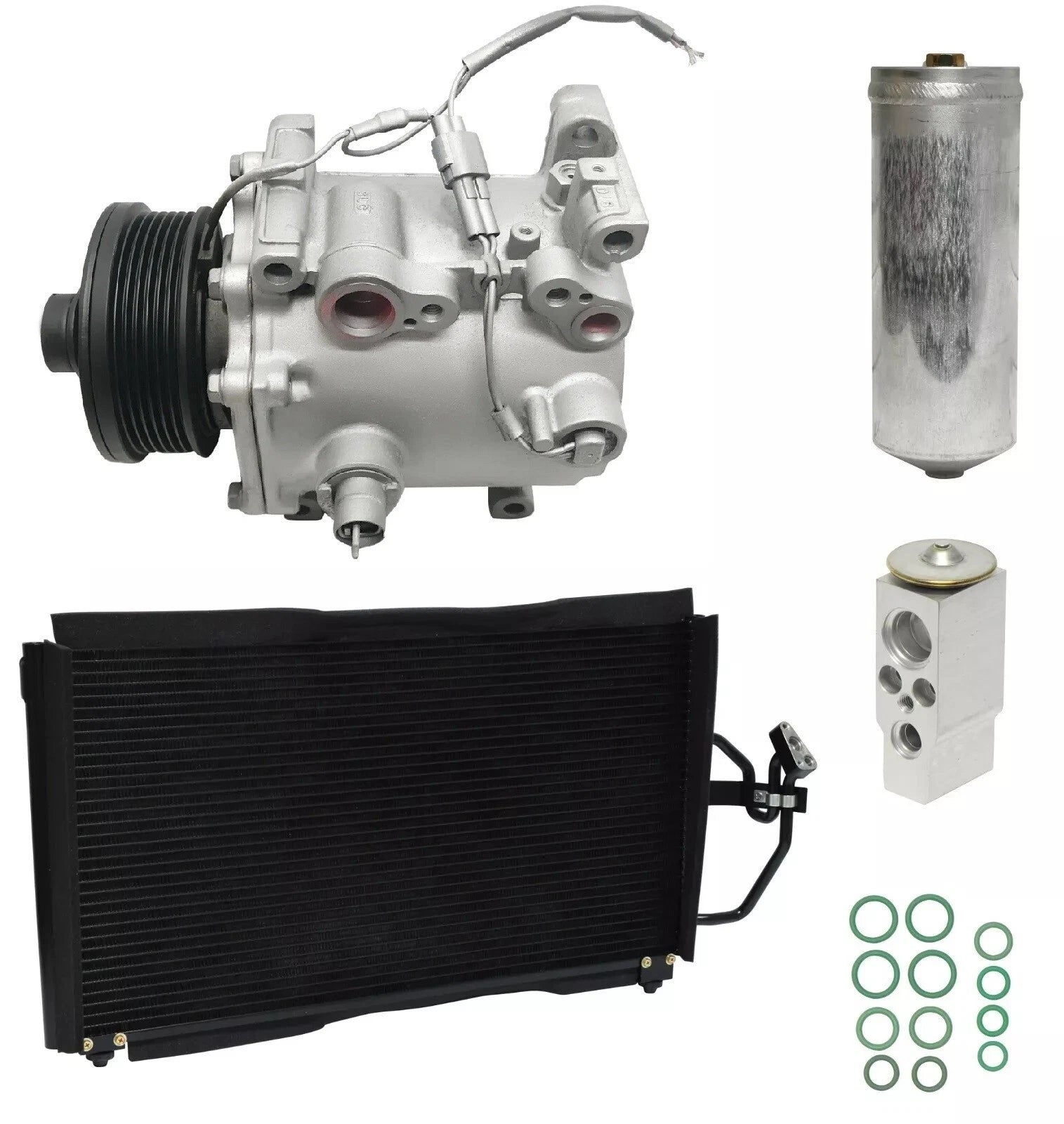 AC Compressor Kit with Condenser for Mitsubishi Galant 3.0L (1999–2004)