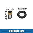 Fuel Injector O Rings Seals with Micro Filters for Dodge Ram 1500 (2009-2018)
