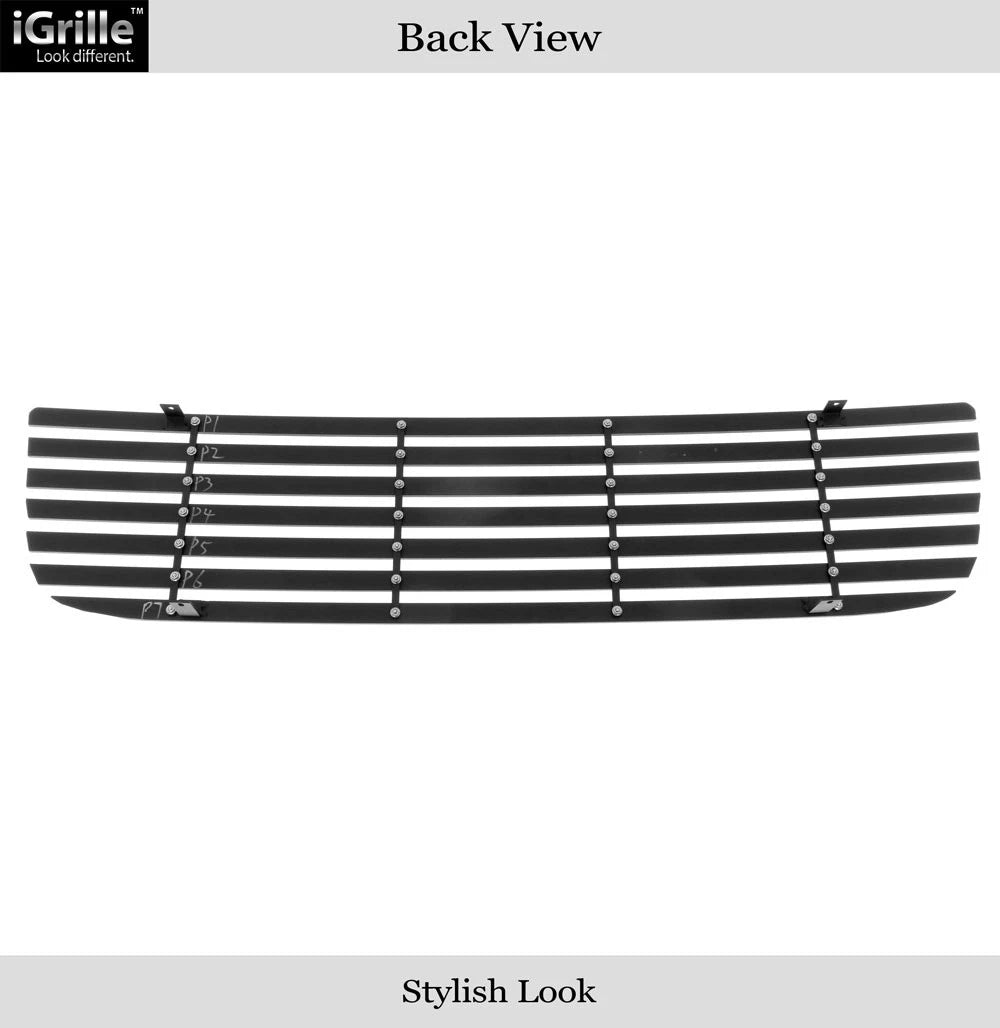 Upper Chrome Wide Rivet Billet Grille for GMC Sierra 1500/2500/3500 (2003-2006)
