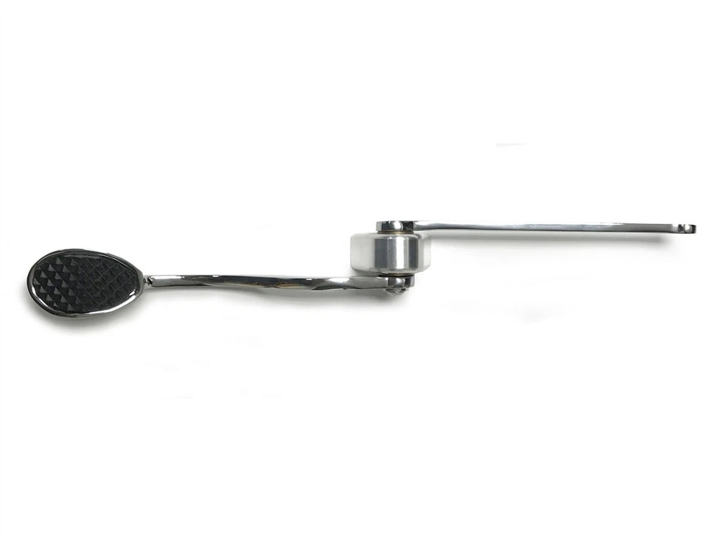 Chrome Deluxe Spoon Style Gas Pedal Replacement for Hot Rods (1932–1959)
