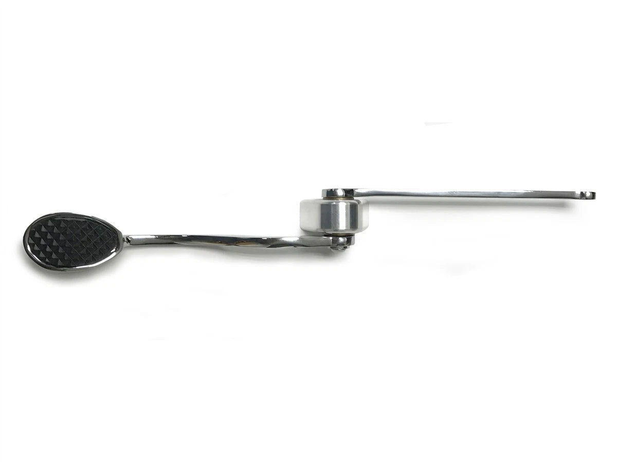 Chrome Deluxe Spoon Style Gas Pedal Replacement for Hot Rods (1932–1959)