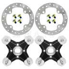 2 Front/Rear Wheel Hubs & Brake Rotor for Can Am Outlander Renegade 1000 (2012–2021)