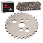 Cam Sprocket (28T) & Chain (25H-88L) for Honda XR80R CRF80F (2000–2009)