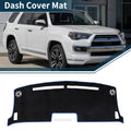 Dashboard Cover Mat for Nissan Moco MG33S (2012–2018) Black Blue Set of 1