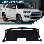 Dashboard Cover Mat for Nissan Moco MG33S (2012–2018) Black Blue Set of 1