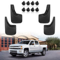 Set of 4 Mud Flaps Splash Guards for Silverado (2014–2018)