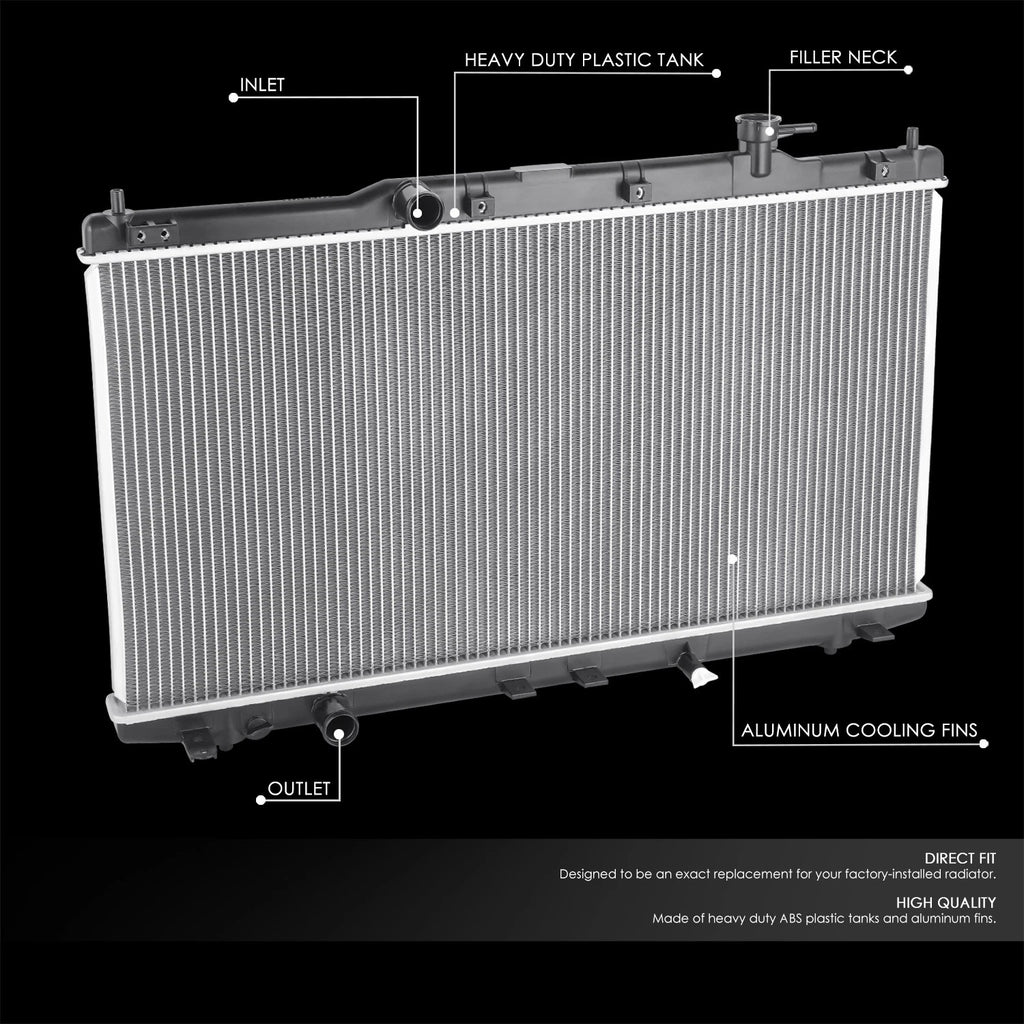 Aluminum Cooling Radiator DPI 13671 for Acura TLX Honda Accord (2013–2020)