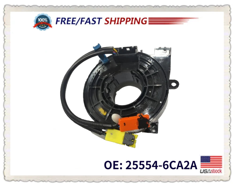 Clock Spring 25554-6CA2A for Nissan Kicks Altima (2018–2022)
