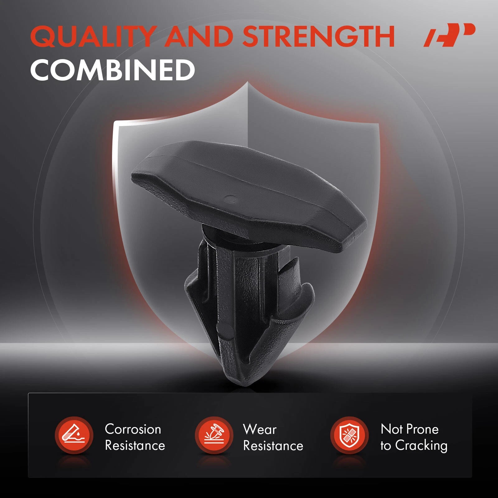 7mm Nylon Cowl Panel Retainer Clip for Toyota Sienna (1998–2021)