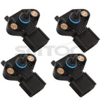 Set of 4 Fuel Rail Pressure Regulator Sensors 2260004 for Ford E-250 (2005–2008)