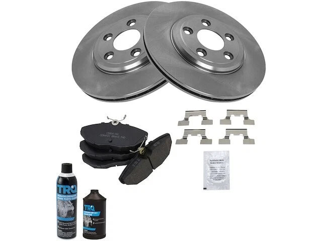 Rear Brake Pad and Rotor Kit for Jaguar XJ8 (2004–2005) BX128YH