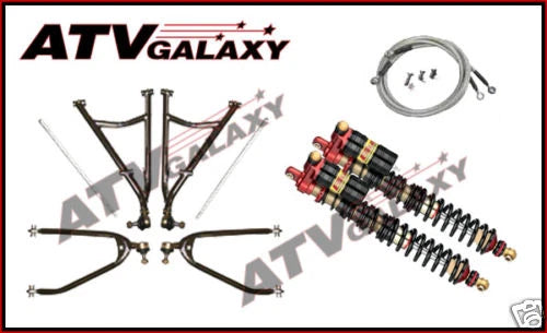 Elka Shocks + Lone Star A-arms for Raptor 660 (2001–2005) Long Travel