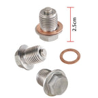Magnetic Oil Drain Nut with Copper Washers for Automotive Applications
