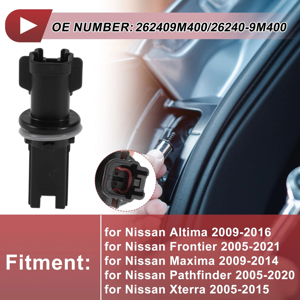 Headlight Bulb Socket for Nissan Altima (2009–2016) No. 262409M400/26240-9M400