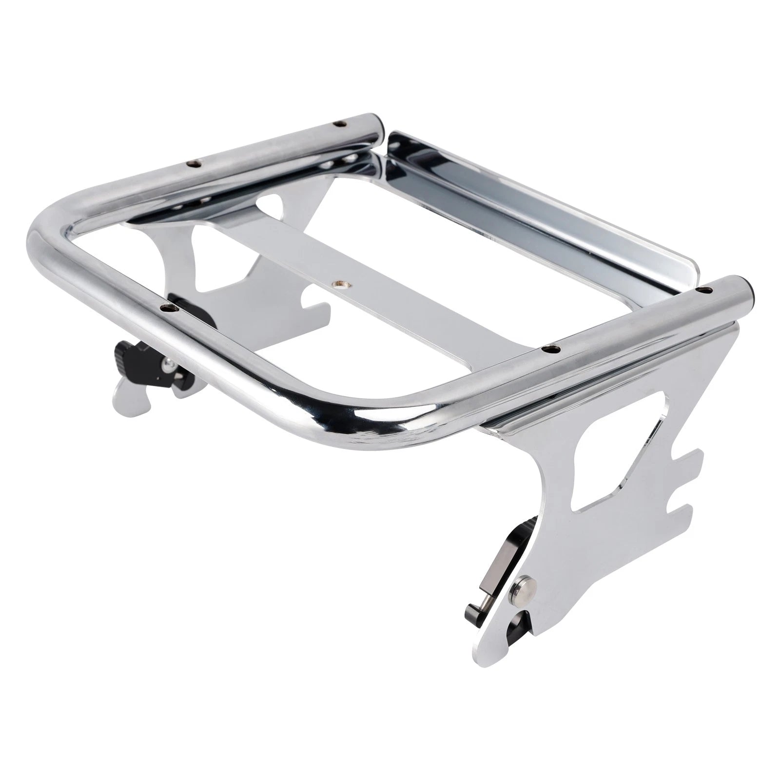 Detachable Two Up Tour Mounting Pack Rack Chrome for Touring Model (1996–2008)