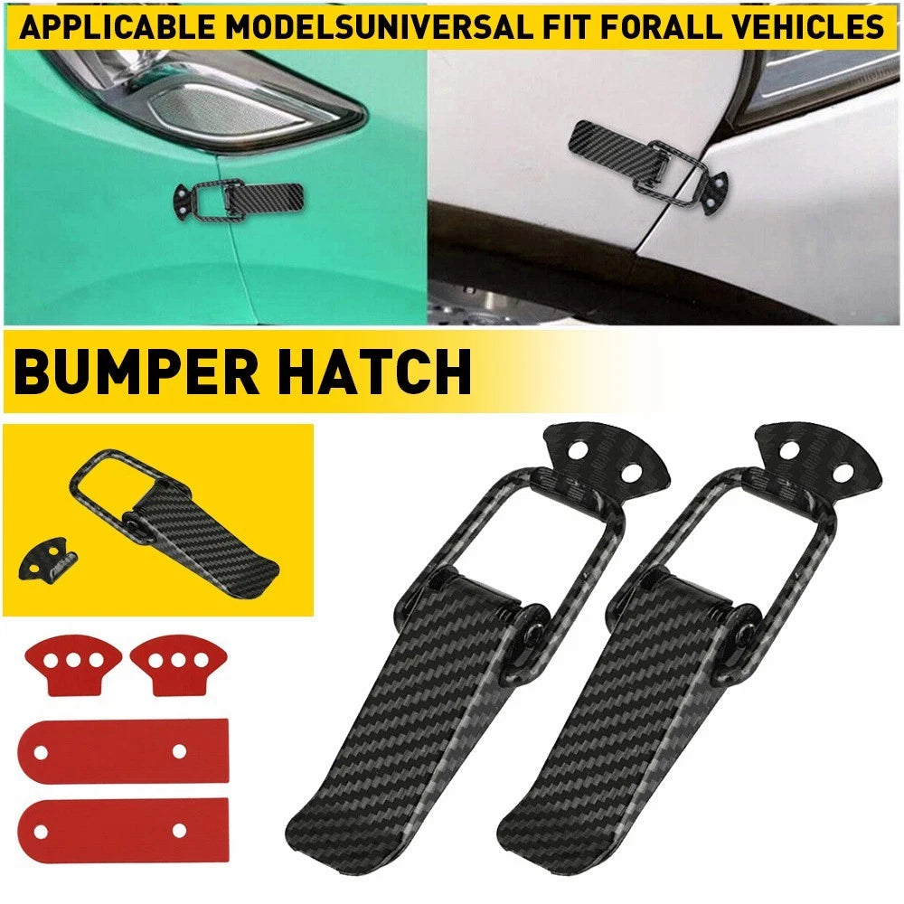 2X Quick Release Bumper Hatch Buckle Fasteners for Auto Car