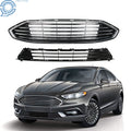 Front Bumper Grille Assembly Chrome for Ford Fusion (2017–2018)