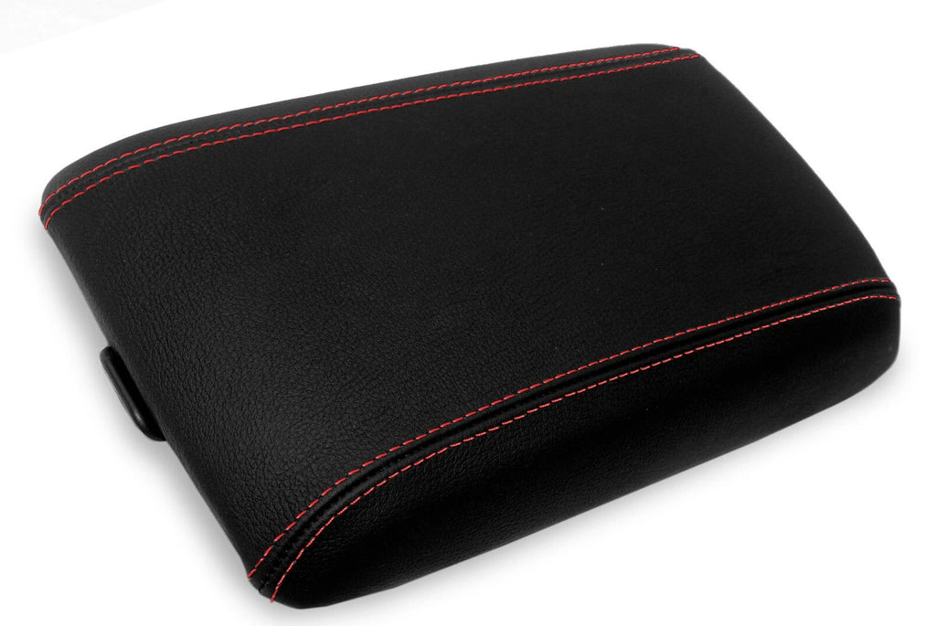 Armrest Cover for Pontiac GTO (2004–2006) - Leather, Red Stitch