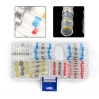 100PCS Waterproof Heat Shrink Solder Seal Butt Wire Connectors for Cars